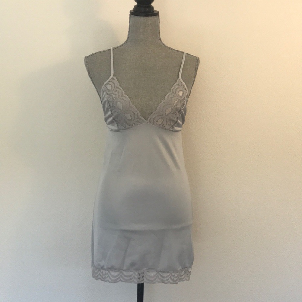 Silver Lace Camisole